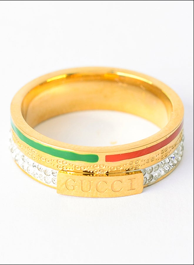 Akher el Ankoud Ring ring with colored zircon stones, size 8  - Image 2