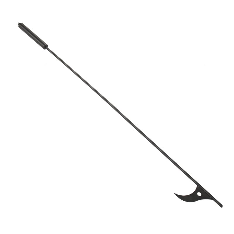 Fire Pit Poker Steel 40 Inch Long Removable Outdoor Fire Poker for Fireplace Campfire Wood Stove and Indoor Use - Image 4
