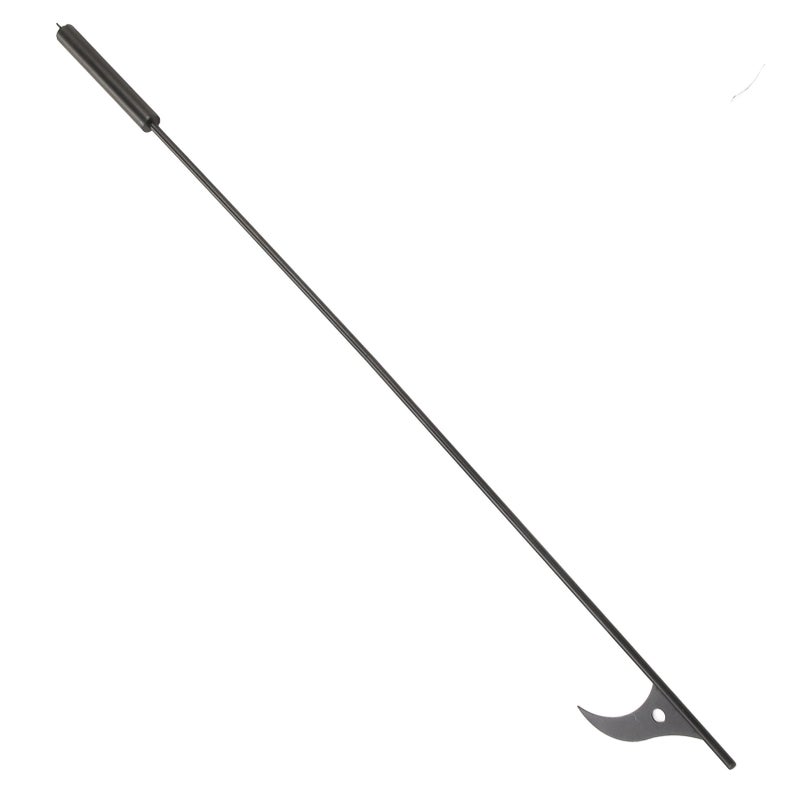 Fire Pit Poker Steel 40 Inch Long Removable Outdoor Fire Poker for Fireplace Campfire Wood Stove and Indoor Use - Image 1