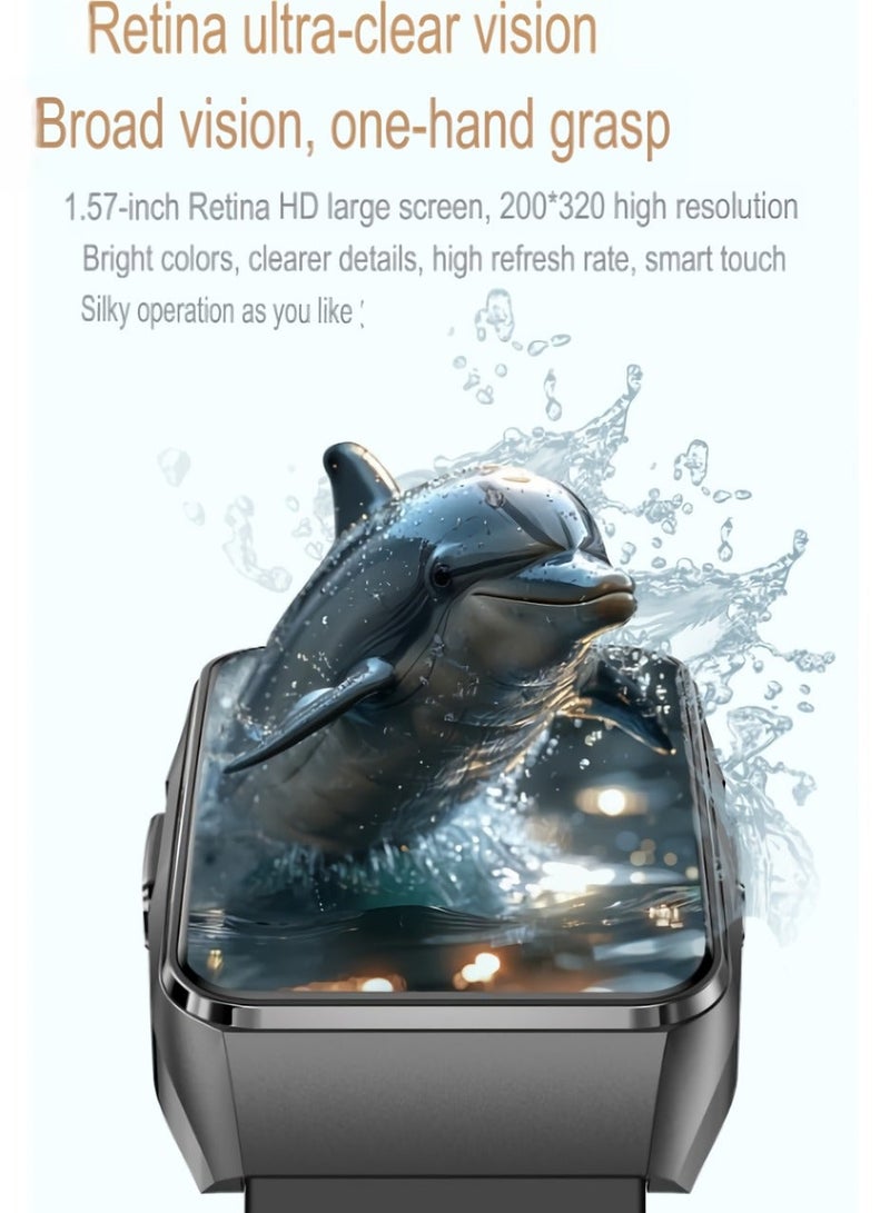 Smart Watch,  Waterproof Smart Wrist Watch, Lightweight Fitness Tracker Smart Bracelet - Image 2