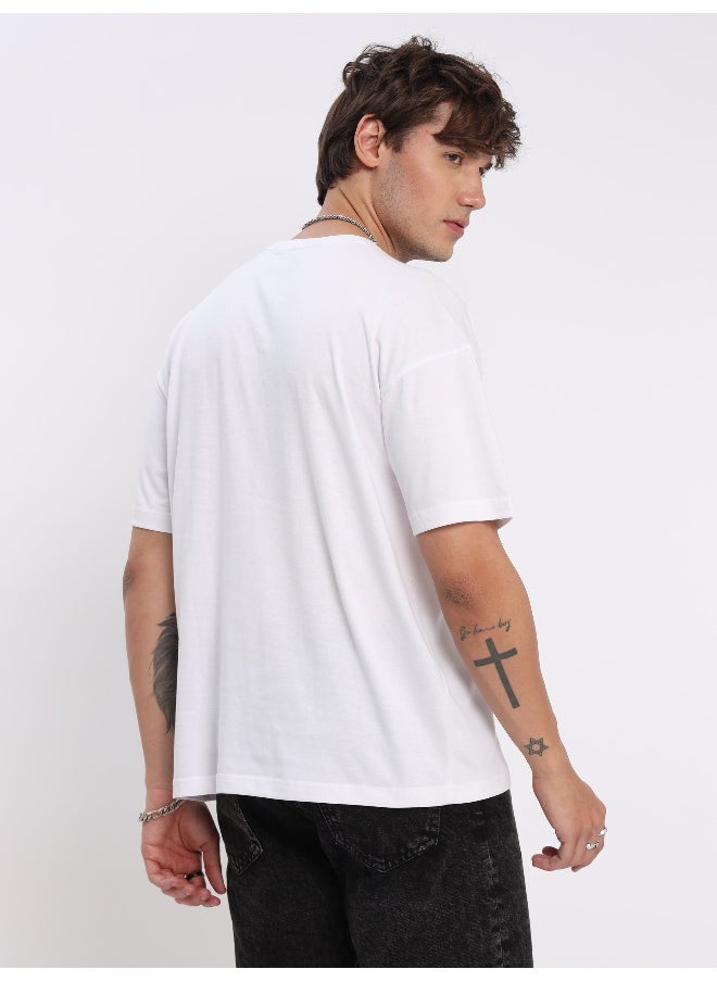 Beyoung Mambo Printed Oversized T-shirt for Men  - Image 3