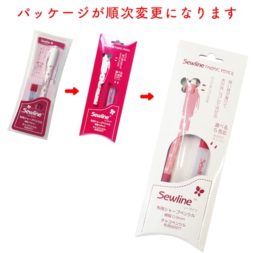 Sewline White Ceramic Lead fabric pencil and Lead - Image 2