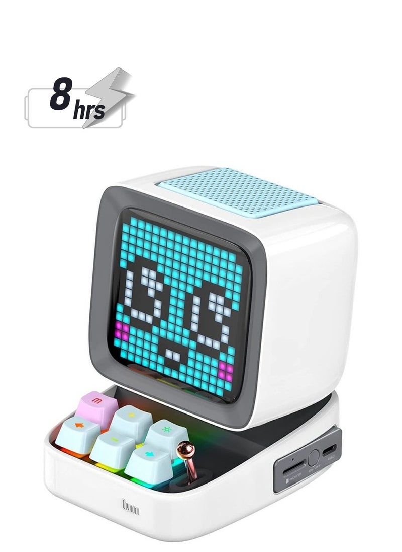 Divoom - Divoom Ditoo Pro Bluetooth Mini Speaker - White - Image 1