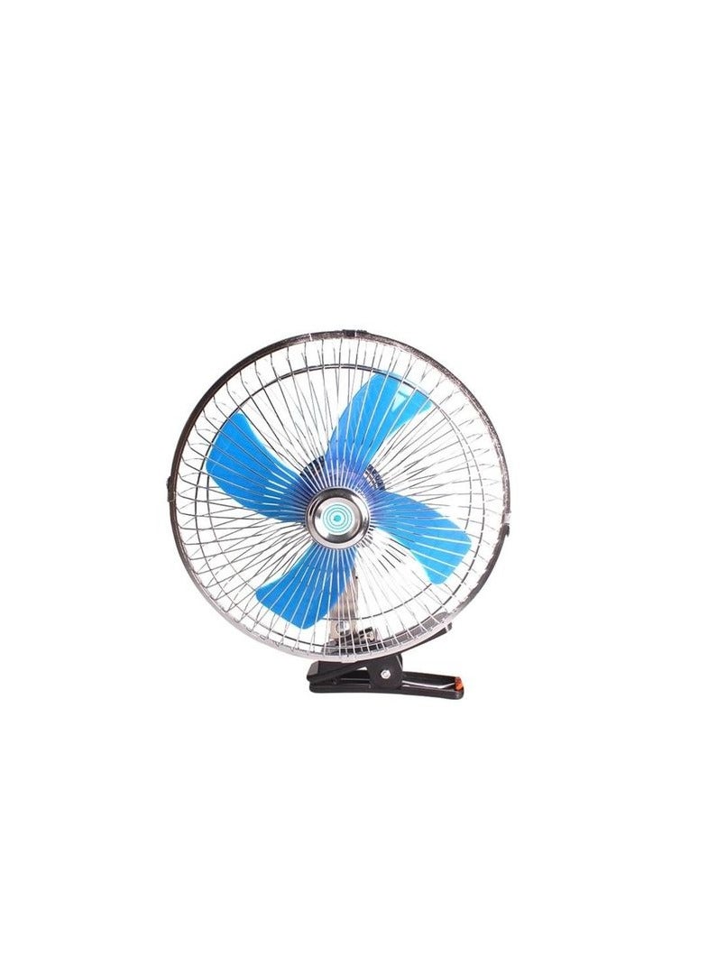 10-inch Fan, 4 Blades, Operation Button On The Car Lighter, 12 Volt, Lubna Clip In Nickel - Image 2