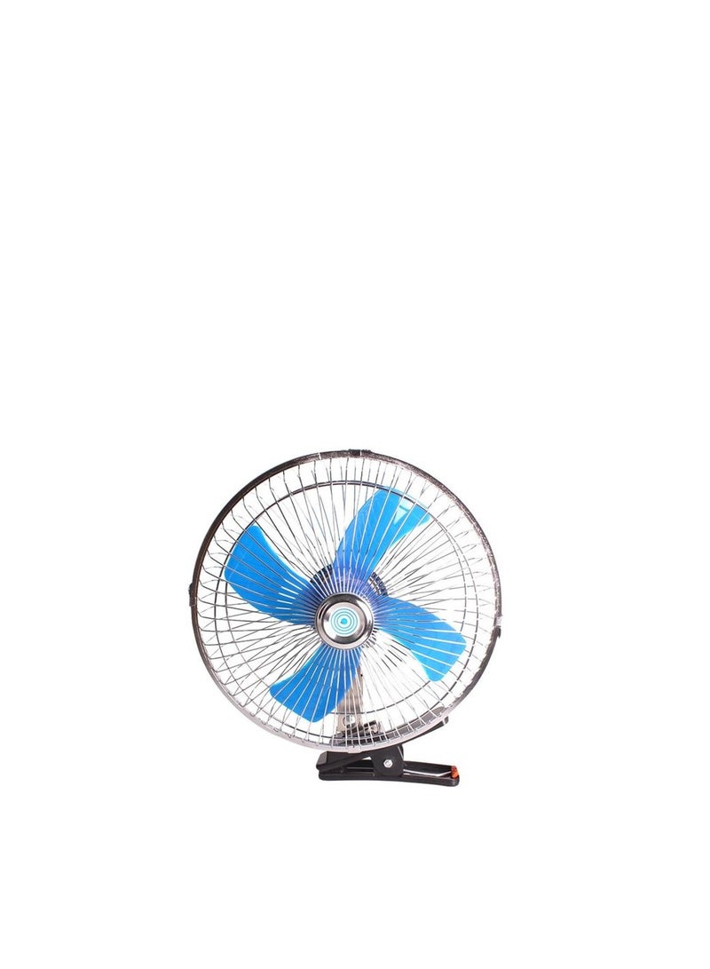 10-inch Fan, 4 Blades, Operation Button On The Car Lighter, 12 Volt, Lubna Clip In Nickel - Image 3