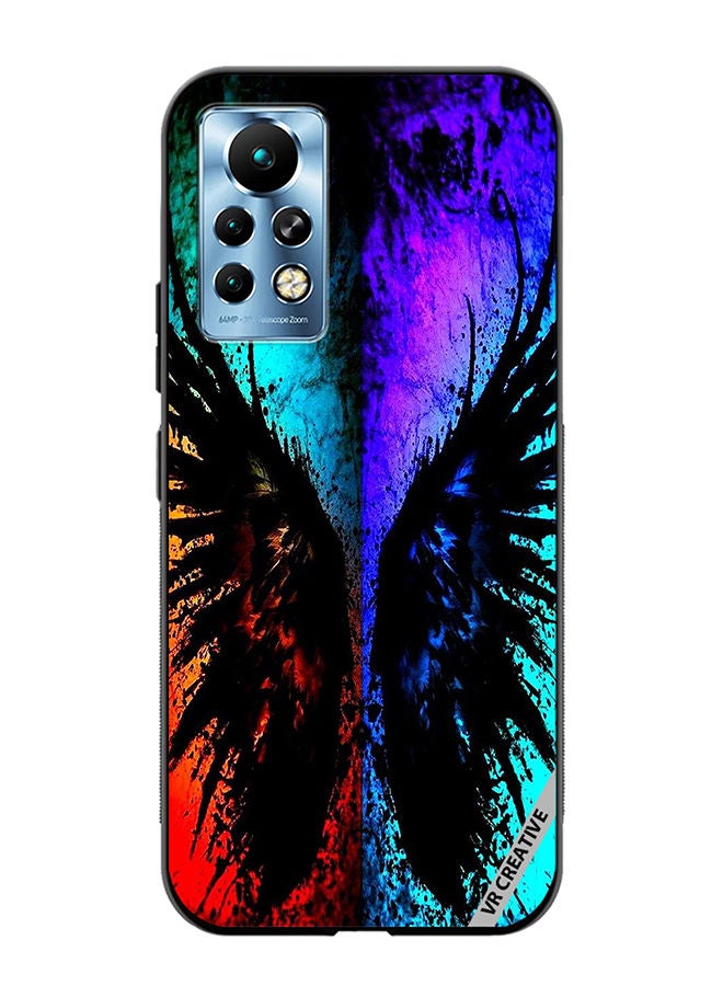 VR CREATIVE Protective Case Cover For Infinix Note 11 Pro Peace Sign Of Butterfly Design Multicolour - Image 1