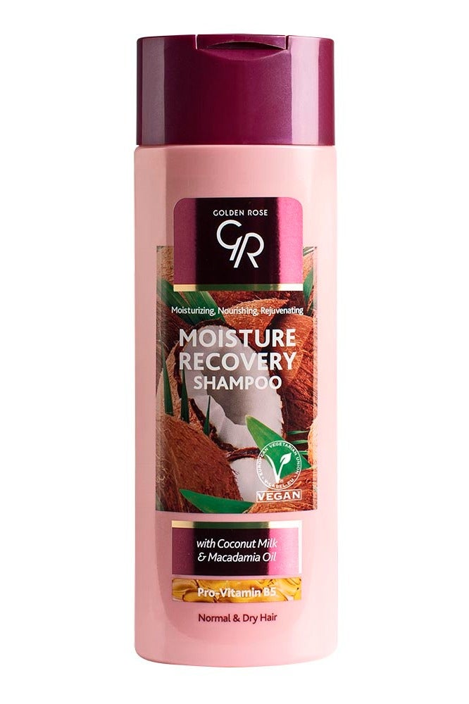 GOLDEN ROSE MOISTURE RECOVERY SHAMPOO With Coconut Milk& Macadamia Oil