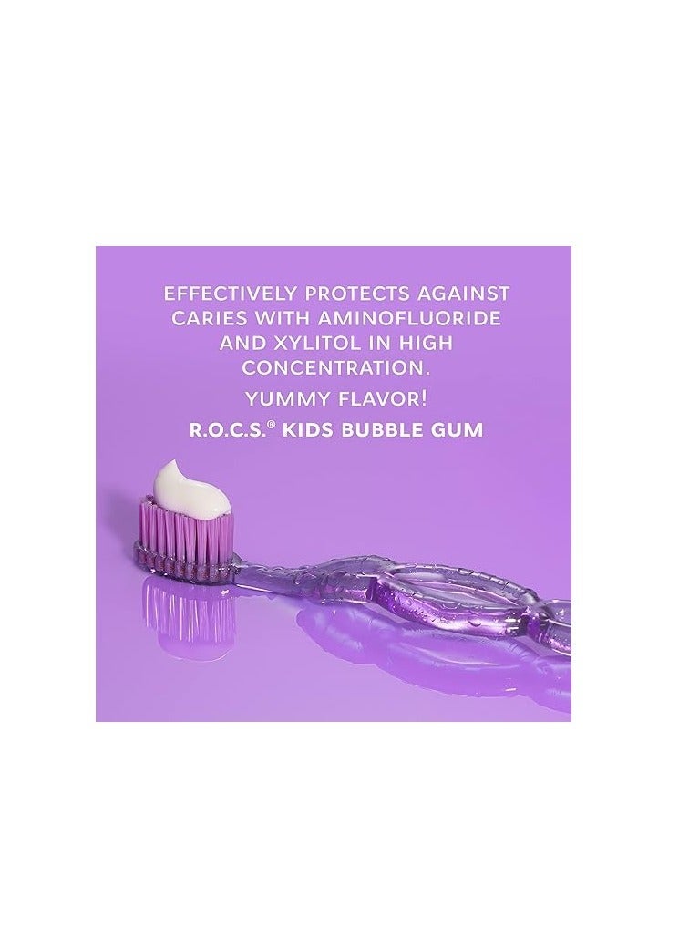 Rocs R.O.C.S. toothpaste Kids Bubble Gum (4-7) - Image 5