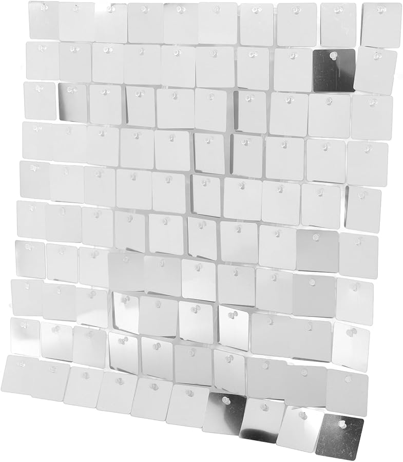 Silver Sequin Wall Backdrop Reusable Glitter Panel For Birthday Wedding Party - Image 4