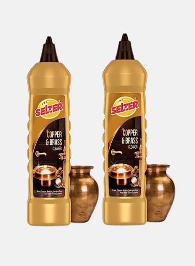 Selzer Copper, Bronze & Brass Cleaner | zero Abrasives, zero Scratches | Non-Toxic, Plant Based | Suitable for Drinkware, Cookware, Idols & Diyas | Co- Created with P-TAL (Pack of 2) - Image 2