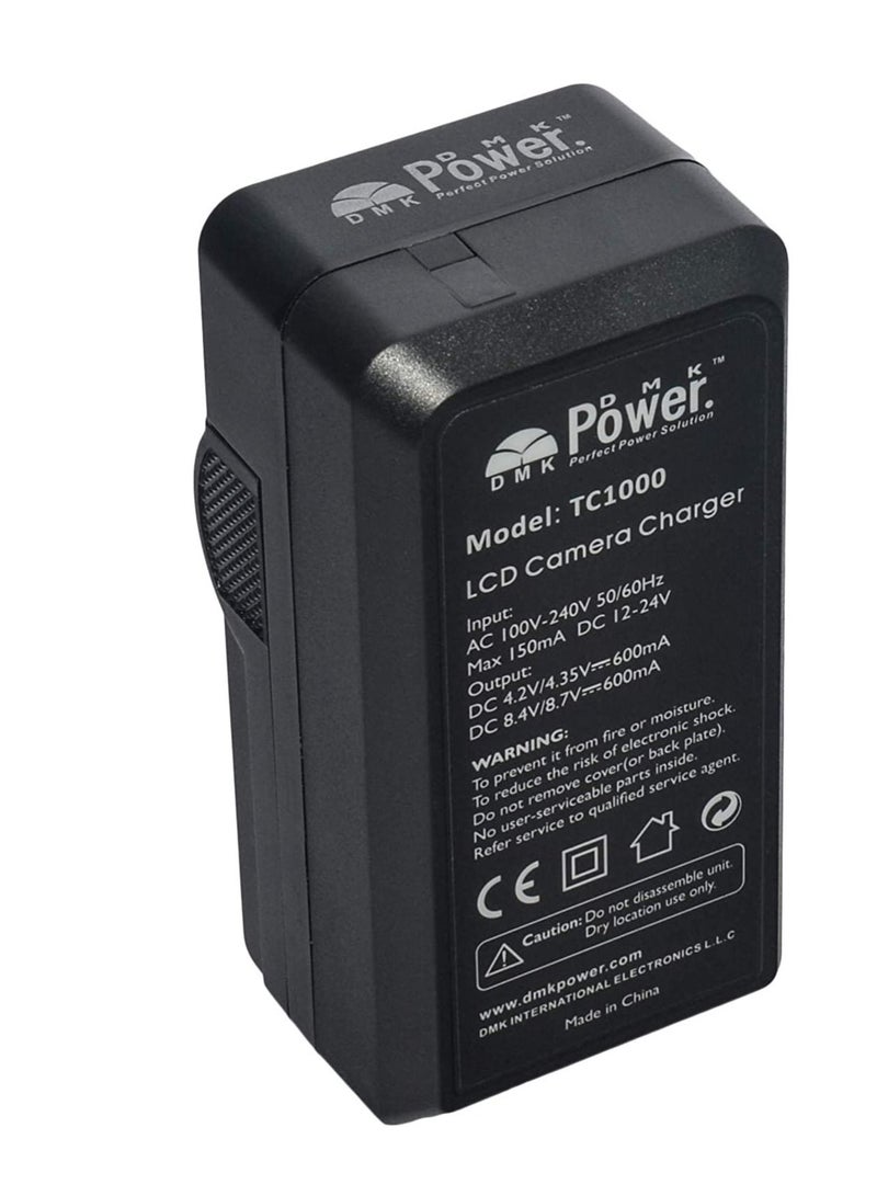 DMK Power NP-F750 TC1000 LCD Battery Charger For Sony CCD-TRV43 CCD-TRV57 CCD-TRV87 CCD-TR818 - Image 2