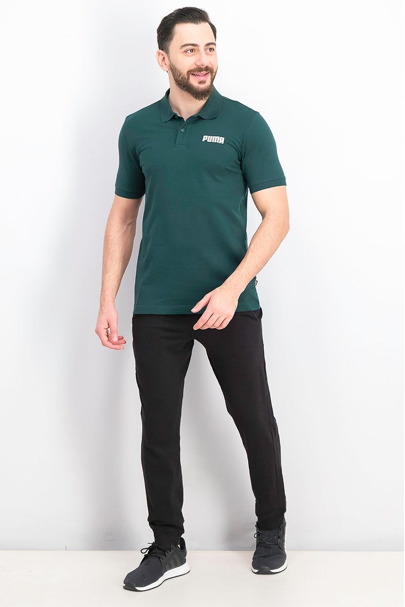 PUMA Men Regular Fit Short Sleeve Outdoor Polo T-shirt, Dark Green - Image 4