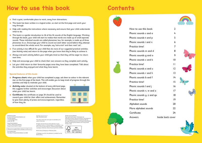 First Phonics Ages 3-4: Ideal For Home Learning - Image 3