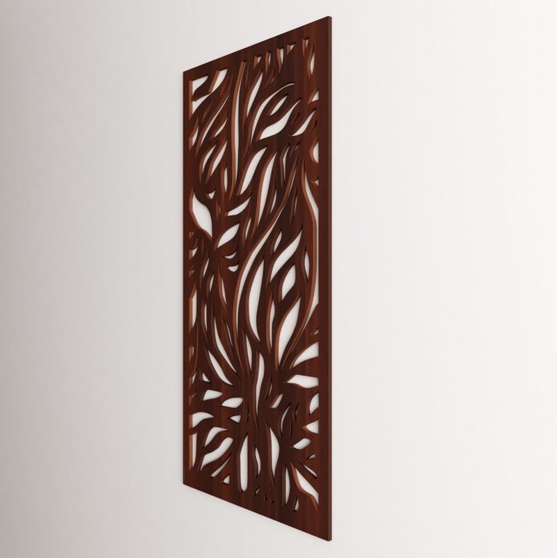 4gdran Wooden decorative plaque with a geometric design, measuring 100 x 48 cm - Image 3
