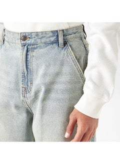 Lee Cooper Lee Cooper Solid Jeans with Pockets  - Image 4