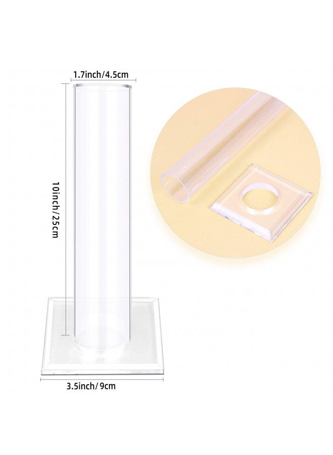 Oaoleer OAOLEER 10inch Scrunchie Holder Stand,Clear Jewelry Organizer for Teen Girl Women Gifts, The Perfect Scrunchy Display Organizer - Image 4