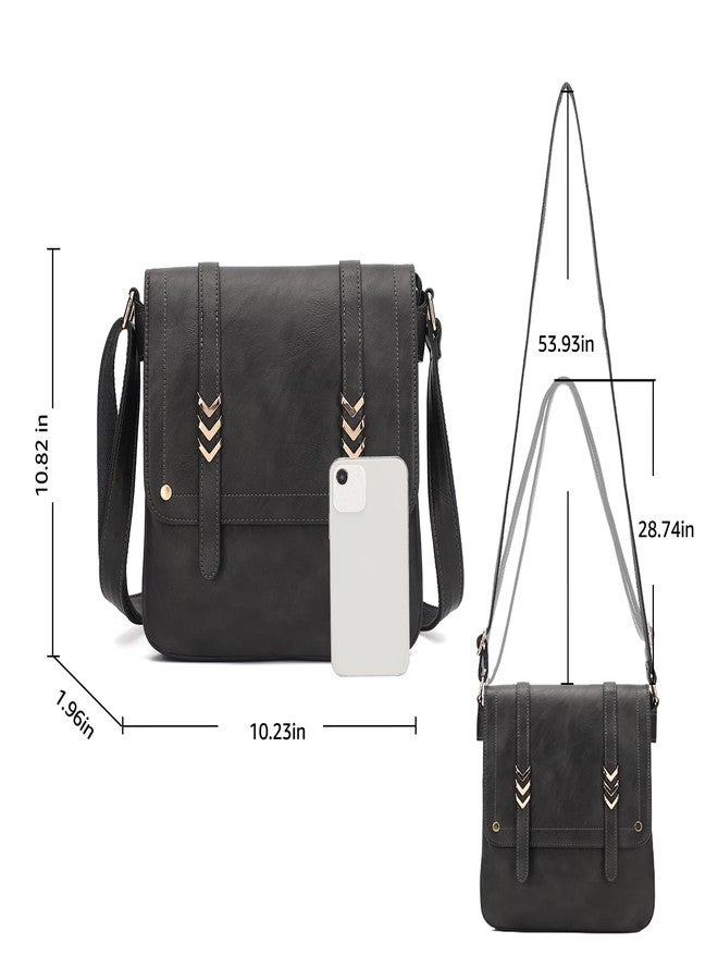 KL928 Crossbody Bags for Women Soft FAUX Leather Wallet Purses Adjustable Strap Medium Shoulder Handbags - Image 2