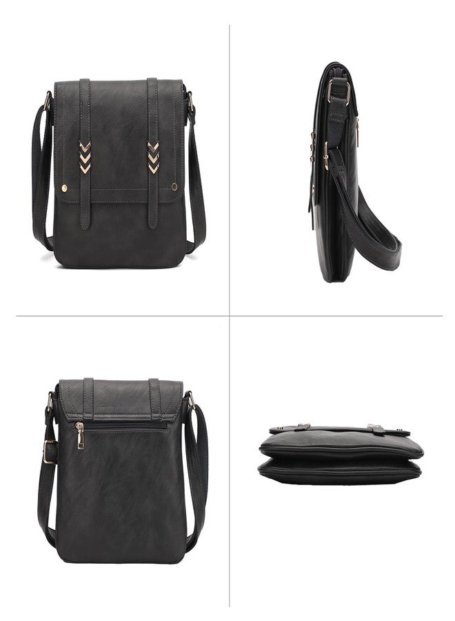 KL928 Crossbody Bags for Women Soft FAUX Leather Wallet Purses Adjustable Strap Medium Shoulder Handbags - Image 4