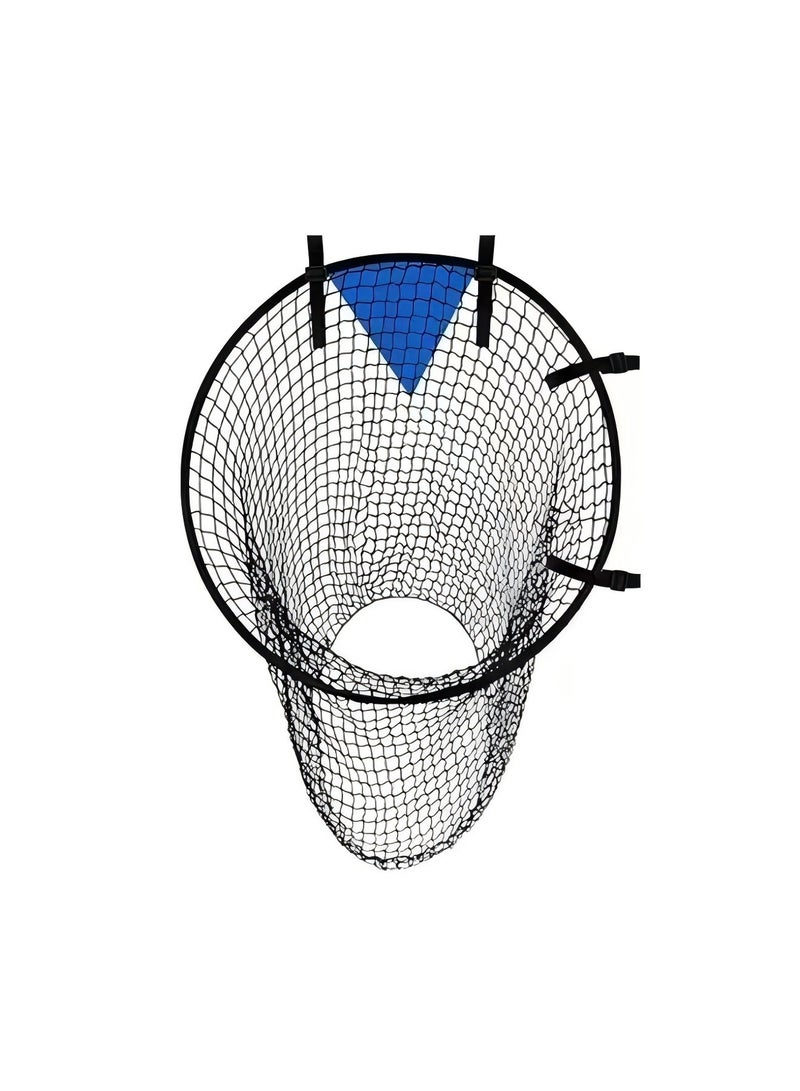 بيوينتي حقيبة شبكة مرمى كرة القدم تدريب كرة القدم هدف ركلة حرة هدف التصويب تدريب المراهقين على التصويب(أسود) - Image 1