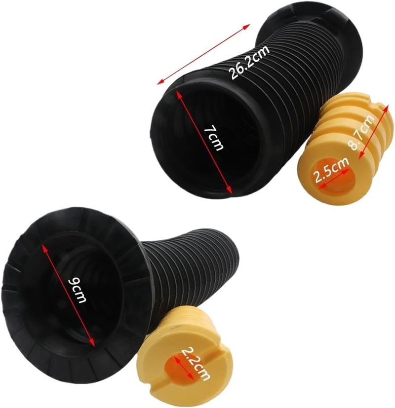 Vuzmode Front Right Dust Cover Air Shock Absorber Boot Set - Image 2