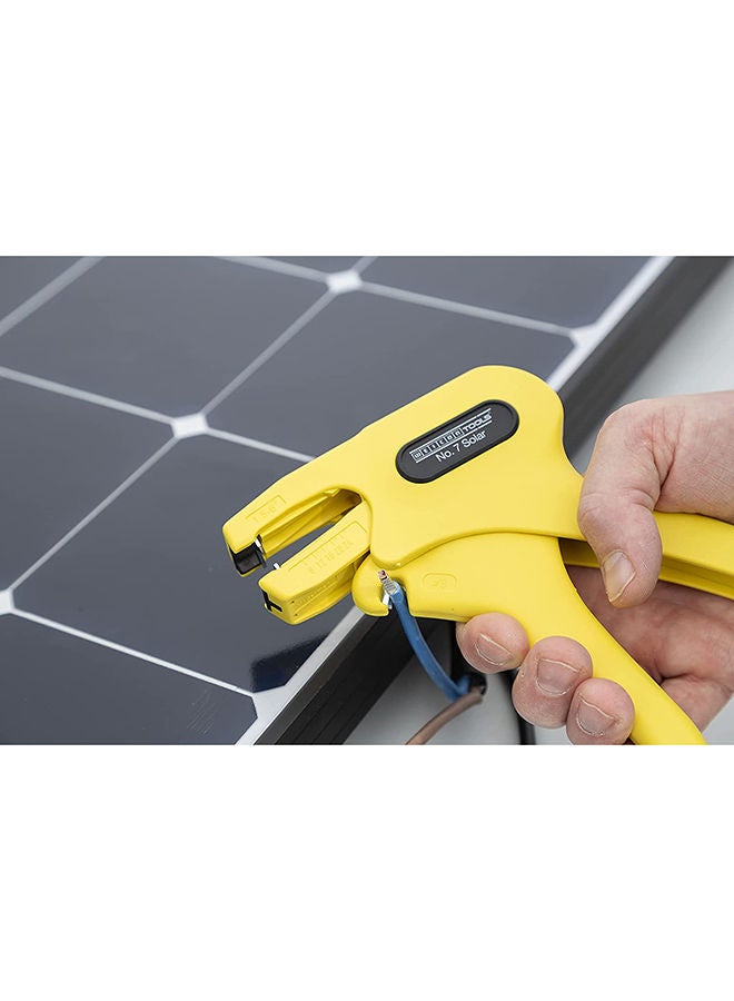 Weicon Wire Stripper No. 7 Solar | For 1.5-6.0 mm² solar cable with side cutter | Automatic Wire Stripper | Length scale (upto 26mm) - Image 2