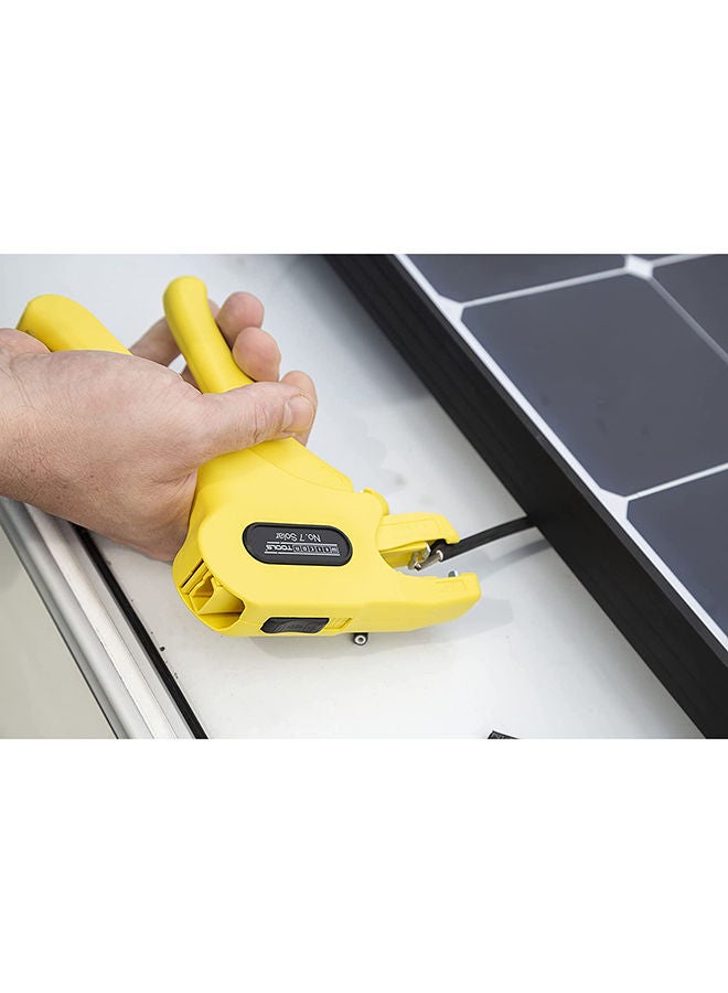 Weicon Wire Stripper No. 7 Solar | For 1.5-6.0 mm² solar cable with side cutter | Automatic Wire Stripper | Length scale (upto 26mm) - Image 3