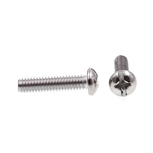 Prime-Line PrimeLine 9005015 Machine Screw Round Head SlottedPhillips Combo 1224 X 1 in Grade 188 Stainless Steel Pack of 100 - Image 3