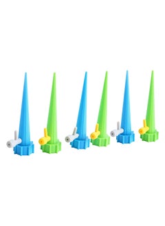 NIBEMINENT 6-Piece Automatic Plant Waterer Devices Set Green/Blue  - Image 2
