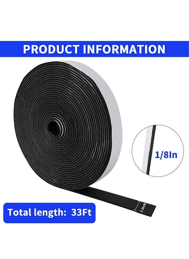 Generic - Door Window Insulation Seal Foam Tape, Seal Foam Tape, Foam Insulation Tape Self Adhesive,Weather Stripping for Doors and Windows,Sound Proof Soundproofing Door Seal - Image 1
