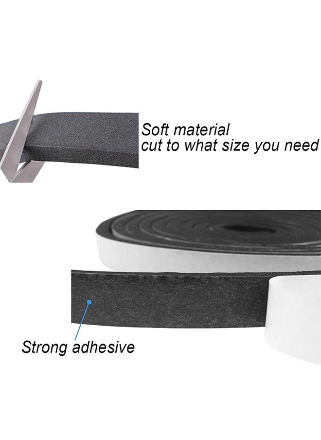 Generic - Door Window Insulation Seal Foam Tape, Seal Foam Tape, Foam Insulation Tape Self Adhesive,Weather Stripping for Doors and Windows,Sound Proof Soundproofing Door Seal - Image 1