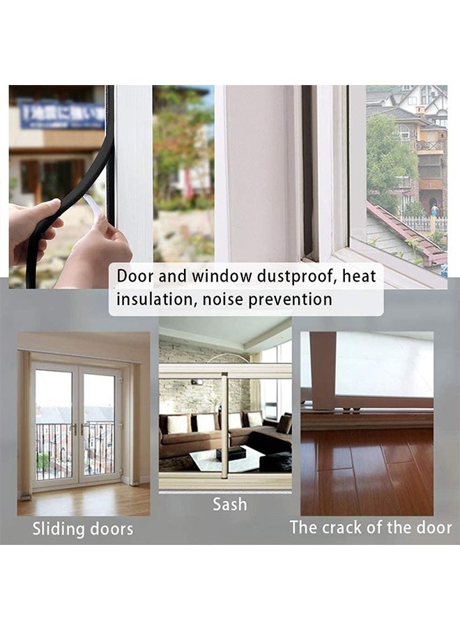 Generic - Door Window Insulation Seal Foam Tape, Seal Foam Tape, Foam Insulation Tape Self Adhesive,Weather Stripping for Doors and Windows,Sound Proof Soundproofing Door Seal - Image 1