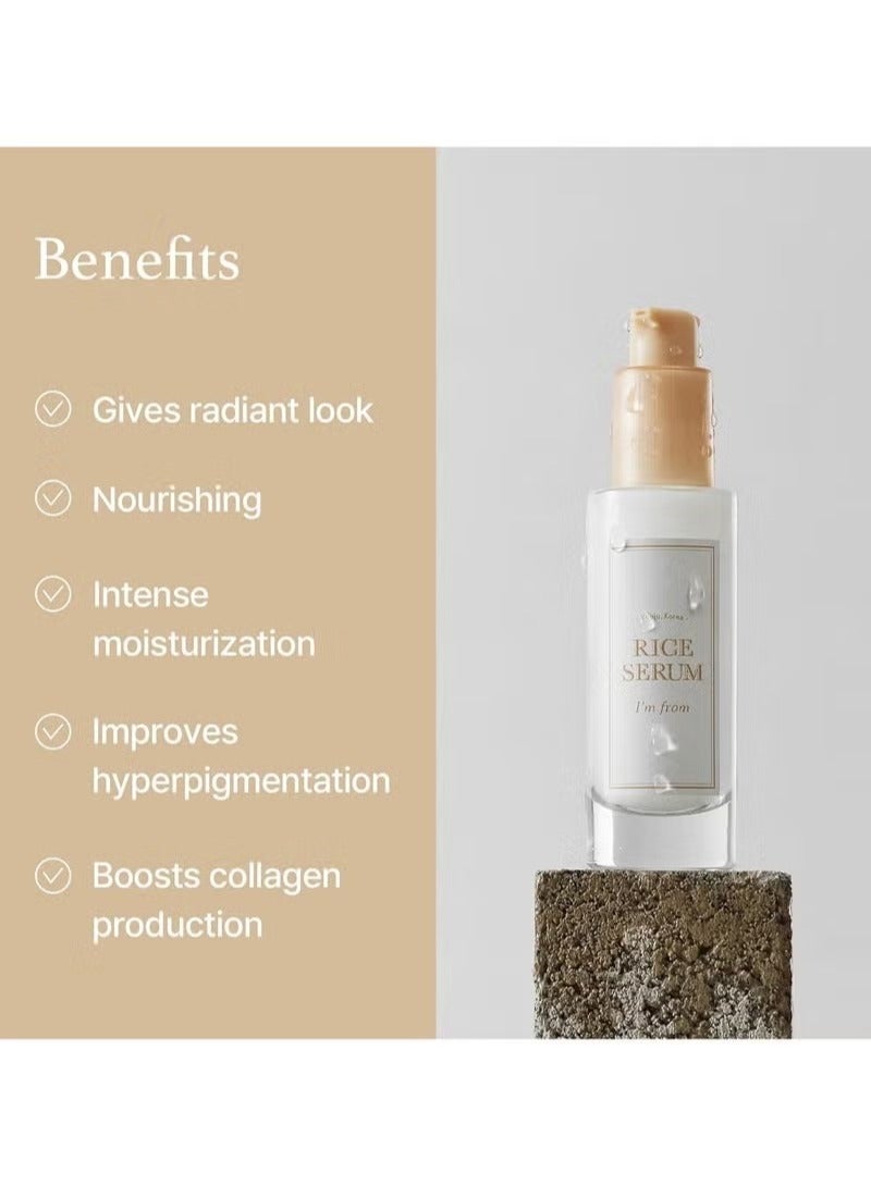 I'M FROM Radiant Rice Essentials Set - Toner - Face Serum - Face Cream & Face Mask - Image 3