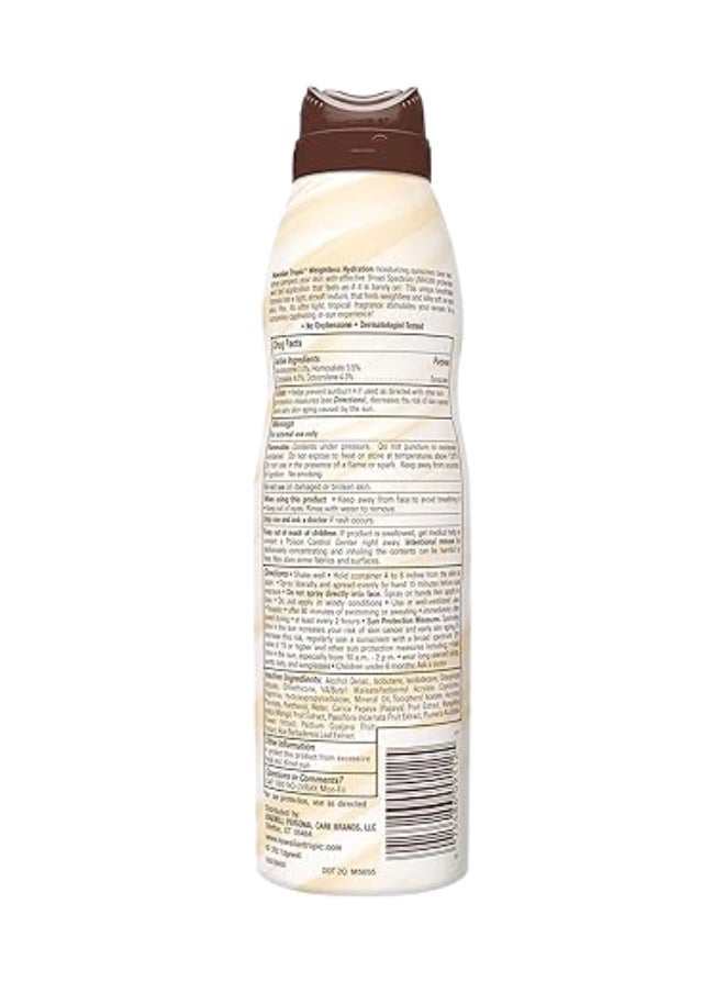 Hawaiian Tropic Silk Hydration Weightless Continous Spray Spf30 170g  - Image 2