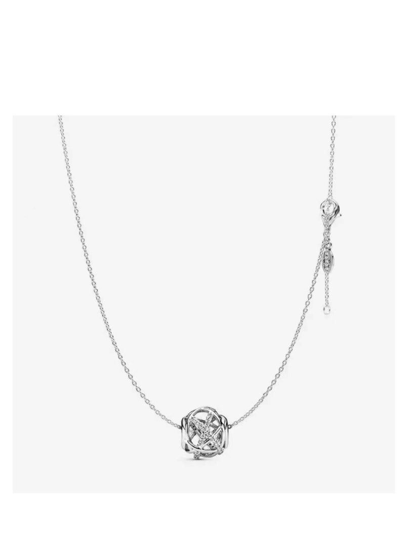 PANDORA - Pandora Hollow Galaxy Necklace - Image 1