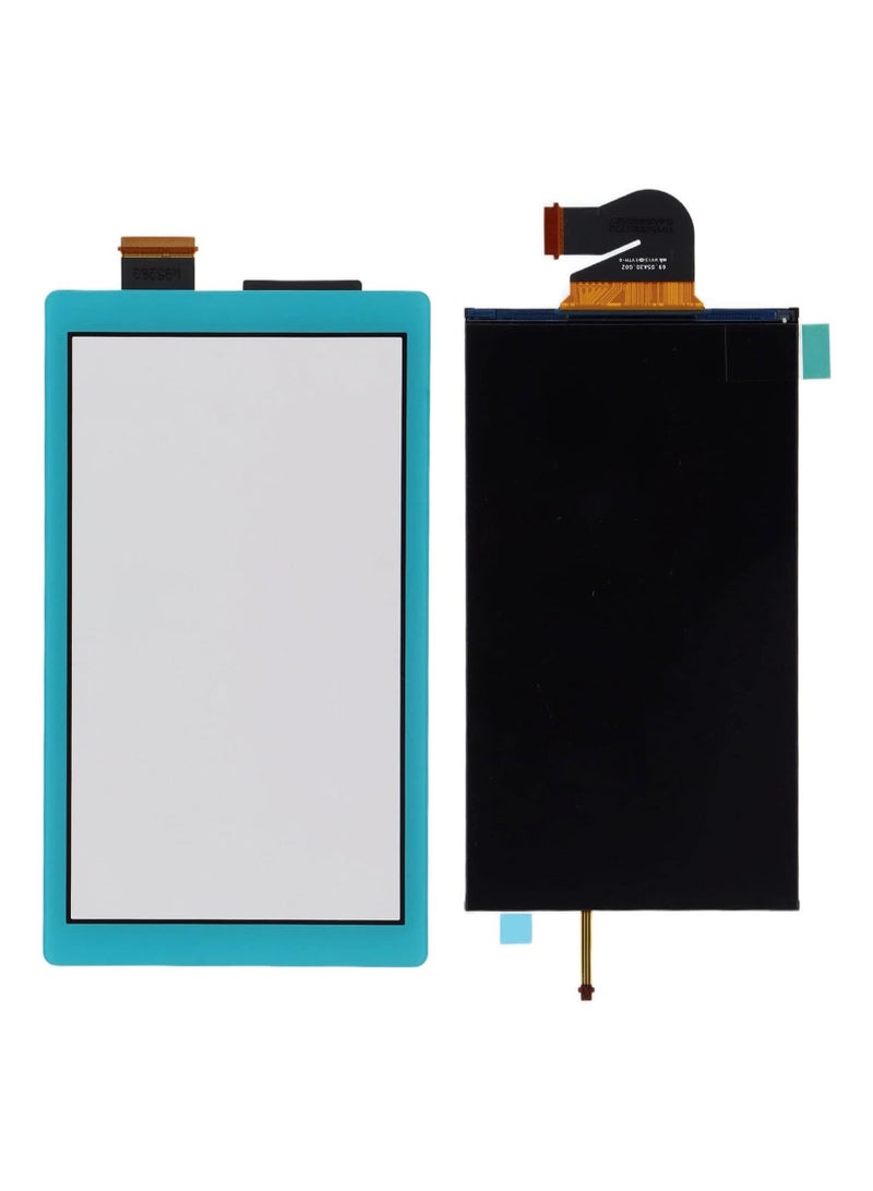 Excefore Replacement LCD Screen Display and Digitizer for Switch Lite, for Switch Lite Gamepad Screen Replacement LCD Display Panel Repair Parts (Blue)  - Image 1