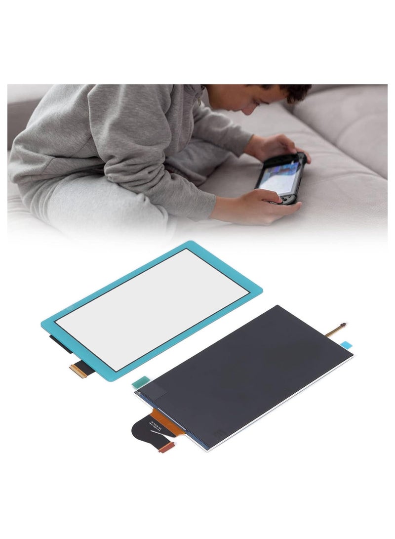 Excefore Replacement LCD Screen Display and Digitizer for Switch Lite, for Switch Lite Gamepad Screen Replacement LCD Display Panel Repair Parts (Blue)  - Image 2
