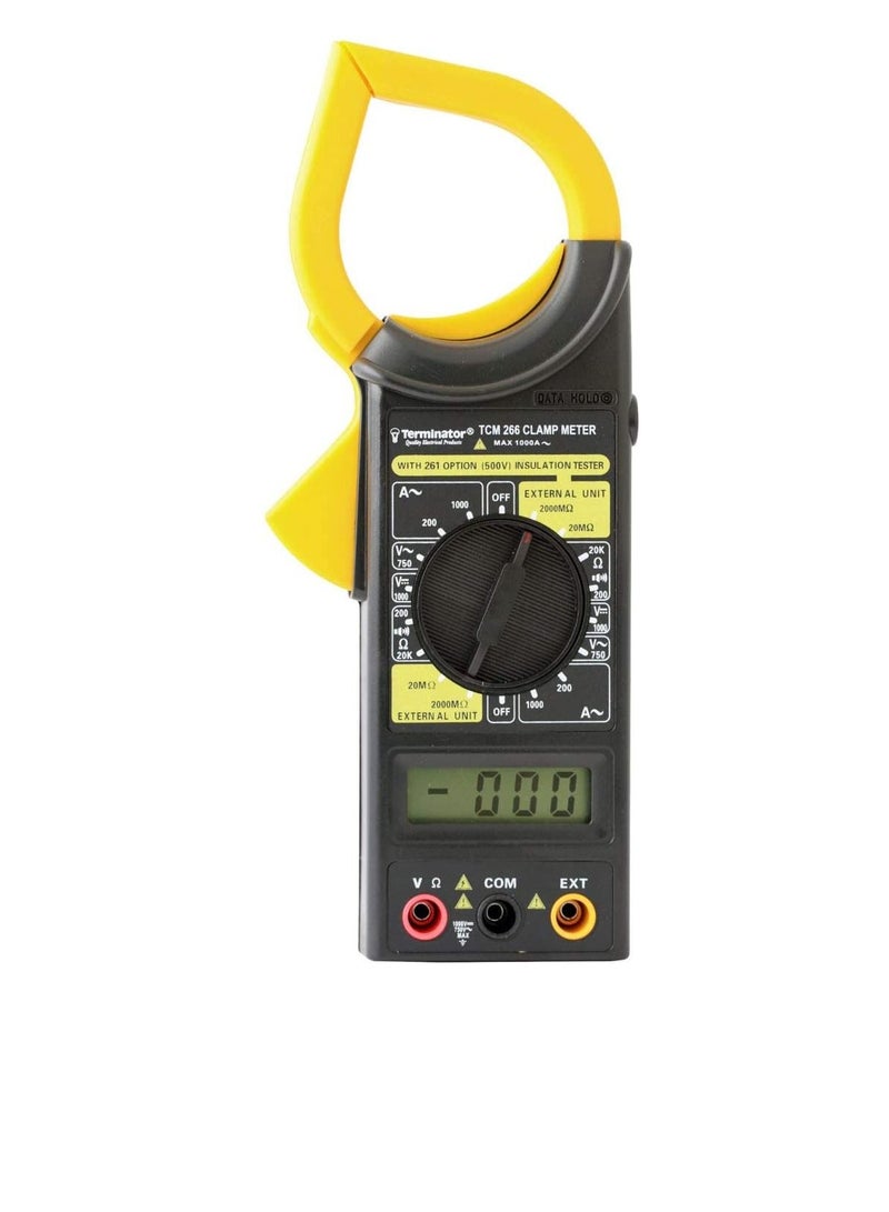 Terminator 750 V AC, 1000V DC, 1000A AC, Ohms, Insulation Test Function (with option 500V insulation Tester Unit), Overload protection(Terminator TCM266)  - Image 2