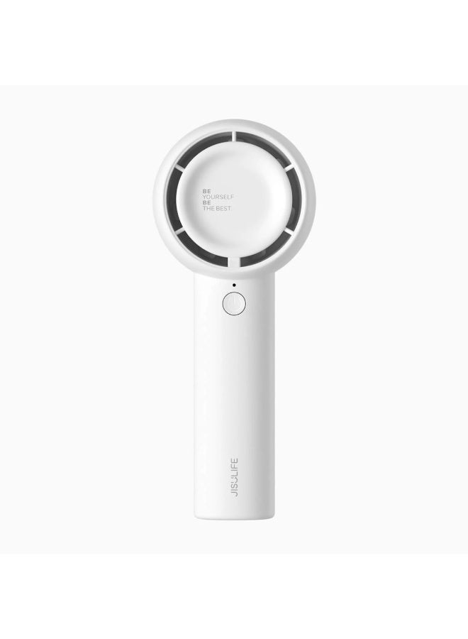 جيسيو لايف مروحة يدوية Life5 4500 مللي أمبير (FA42) - بيضاء - Image 1