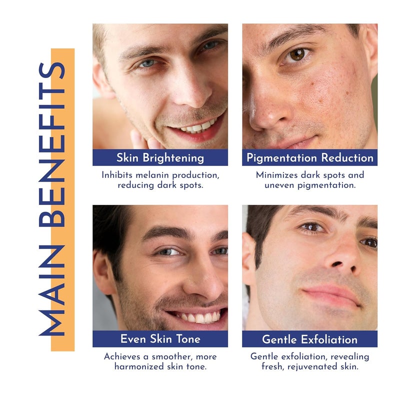 Mannlich 2 Kojic Acid Exfoliating Soap with Alpha Arbutin Glycolic Acid Niacinamide  Activated Charcoal  For Pigmentation Dark Spots Tan Removal Brightens Underarms  pH Balanced SLS Free Dermatologically Tested  75 g Pack of 2 - Image 3