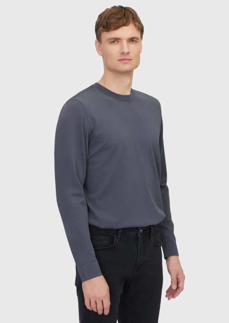 Ramsey Hard Coal Knitwear Sweatshirt