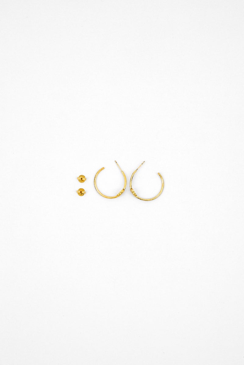 ALEX AND ANI Women Calavera Hoop Earrings, Gold  - Image 2