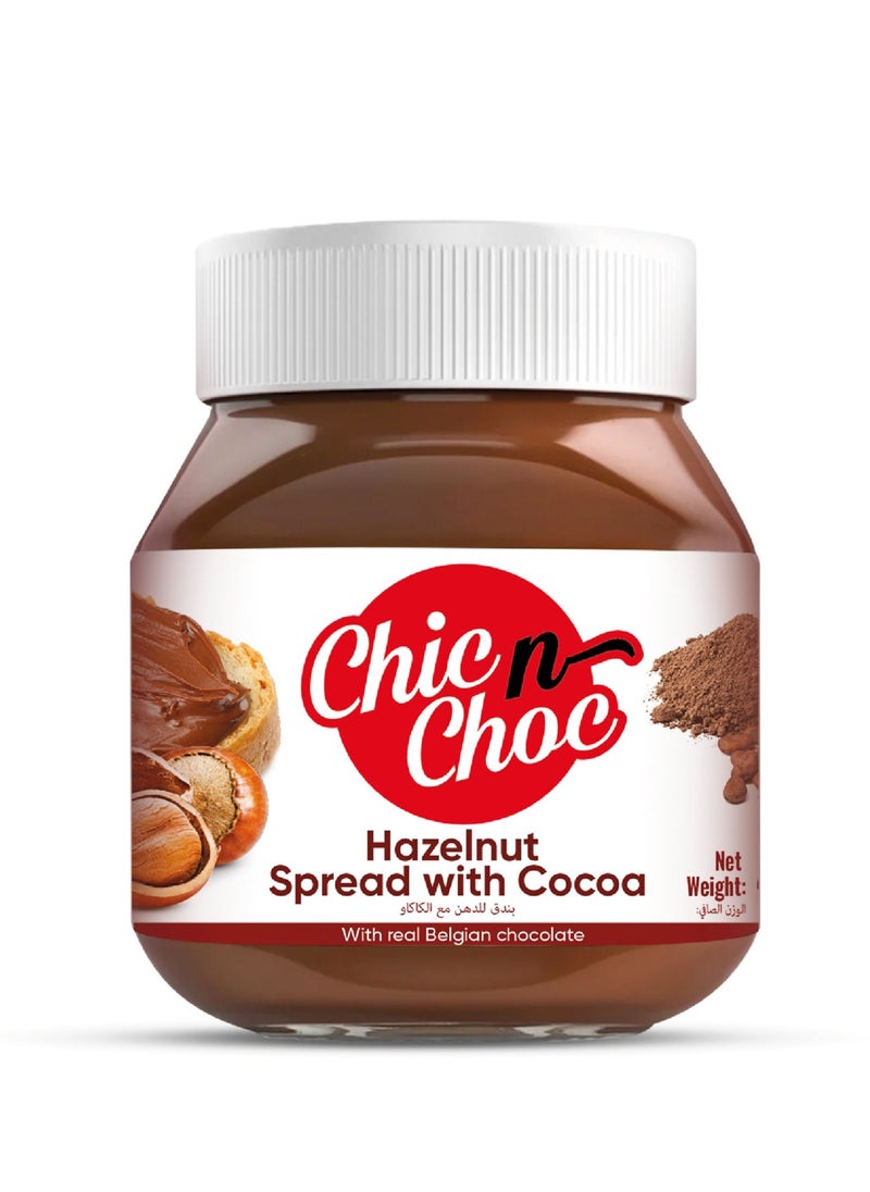 Chic n Choc - Hazelnut Spread with Cocoa 400g - Image 1