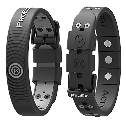 PROEXL® Ultimate Magnetic Bracelet - Waterproof and Fits all Wrists - Stay Active (Black Gray) - Image 4