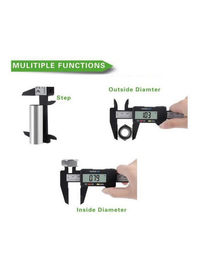 Digital Vernier Caliper Black/White  - Image 3