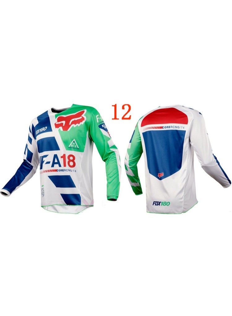 Fox Men's Outdoor Cycling Suit Off-road Road Mountain Bike Cycling Tops - Image 1