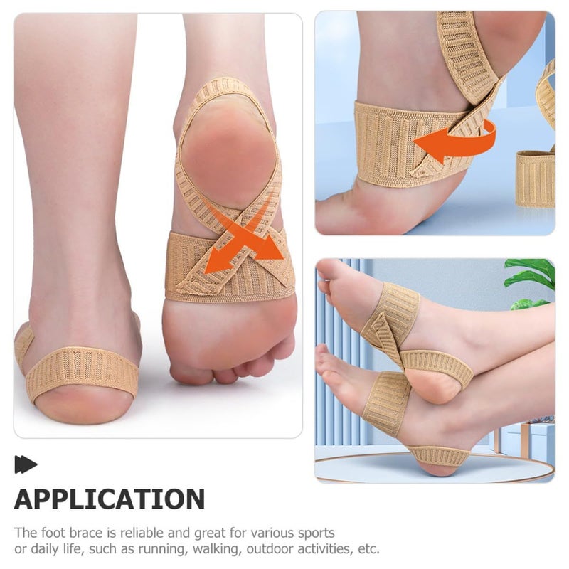 TEHAUX Non-Slip Ankle Brace for Women Skin Color Large Support for Sprained Ankles Arch Comfort - Image 5