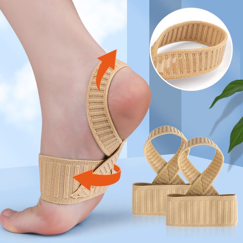 TEHAUX Non-Slip Ankle Brace for Women Skin Color Large Support for Sprained Ankles Arch Comfort - Image 4