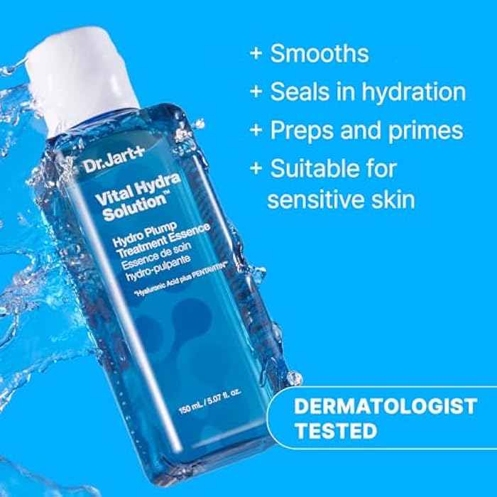Dr.Jart+ Vital Hydra Solution Hydro Plump Treatment Korean Essence with Hyaluronic Acid for Glass Skin| Korean Skin Care, 5.07 Fl Oz - Image 4