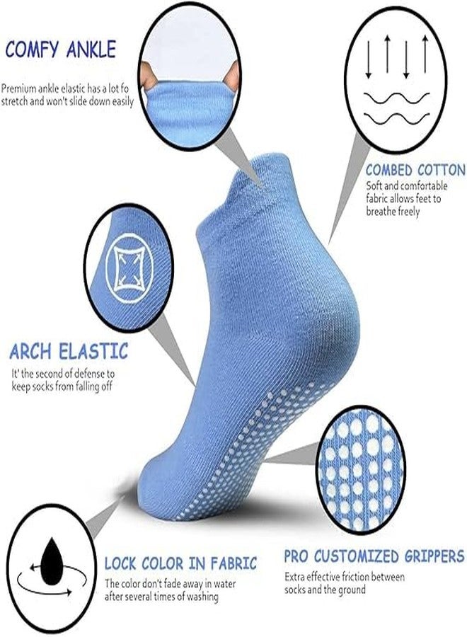 Closecret Baby Non Slip Ankle Socks Toddler Socks with Grips for Kids, Infants Boys and Girls (2-3 yr,6 Boys) - Image 2