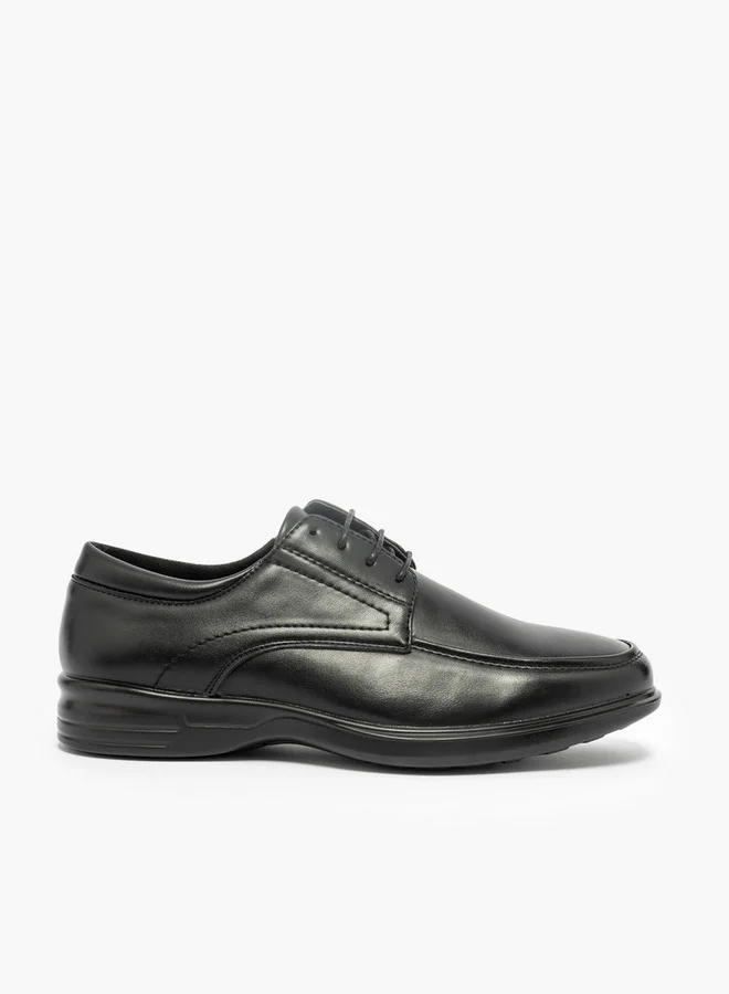 ال بي ال من شو اكسبرس Solid Lace-Up Derby Shoes